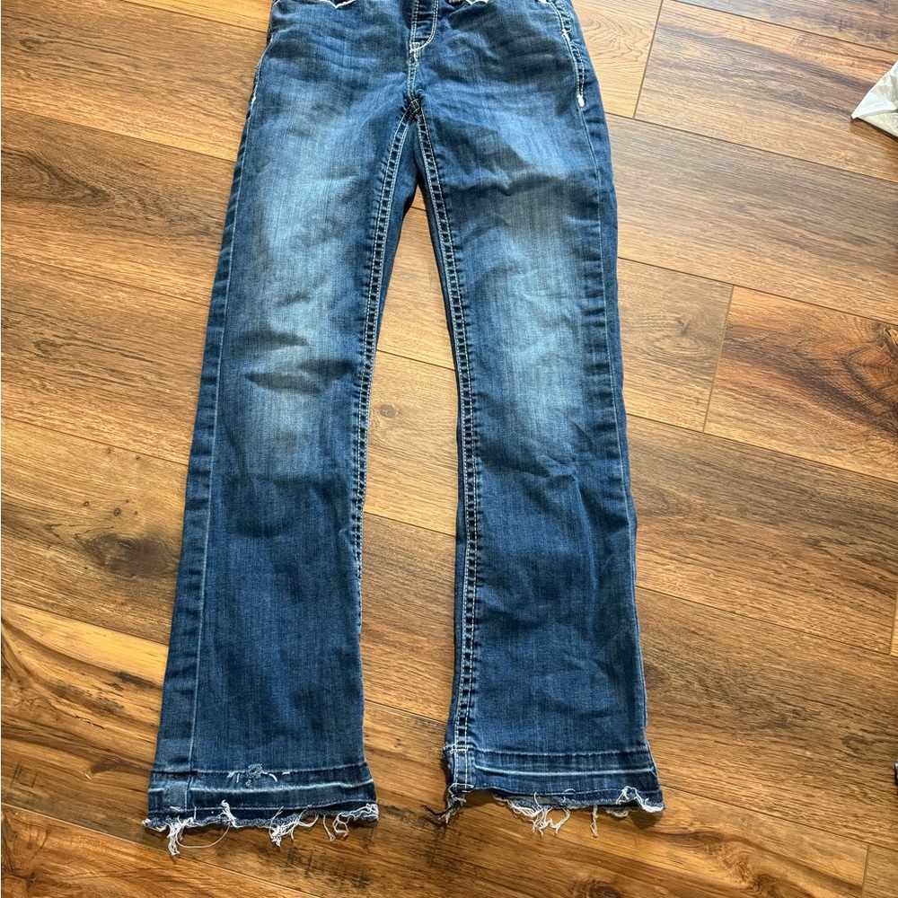 Girl’s Blue Distressed Jeans